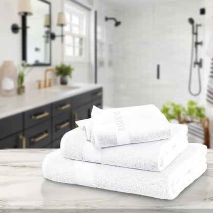 Bamboo Towels 500GSM Pack of 2 Absorbent Quick Dry Bath Sheets Hand Bath Towel