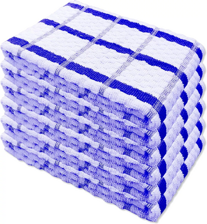 Pack Of 5-10 Terry 100% Cotton Tea Towels Set Dish Cloth Kitchen Cleaning Drying