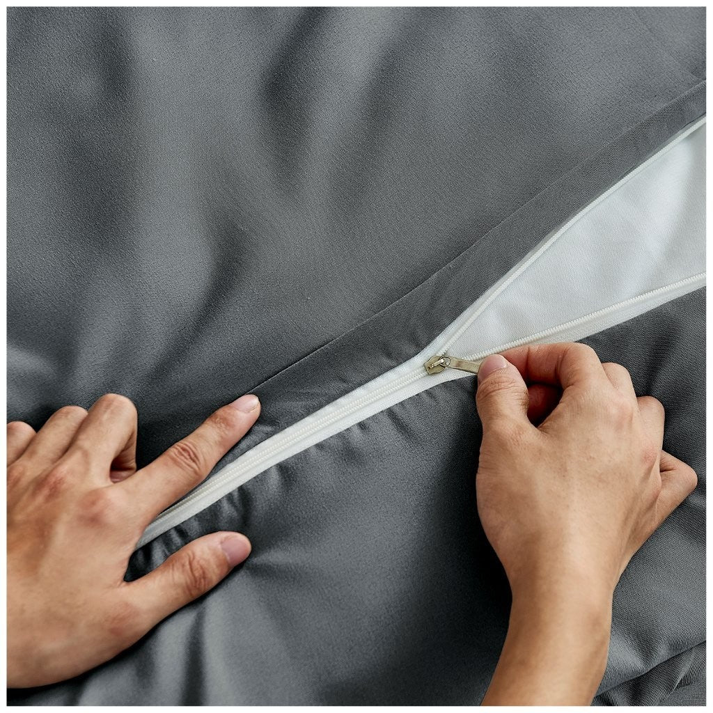 Seersucker Newry Duvet Quilt Cover Pillow Case Bedding Bed Set 5 Colours