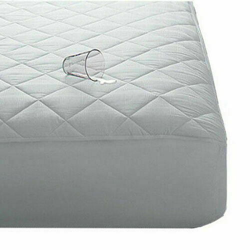 EXTRA DEEP QUILTED WATERPROOF MATTRESS PROTECTOR  FITTED SHEET BED WET COVER