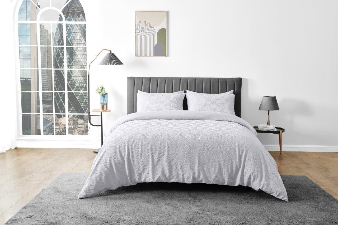 Luxury Geometric Bedding Duvet Quilt Cover Bedding Set Single Double King Size