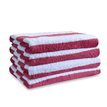 Large Beach and Pool Towel 100% Cotton Velour | Chlorine Resistant | 70×150cm