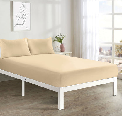 Ultra Soft  Fitted Sheet Bed Sheet 40cm Extra Deep Single Double King all Sizes