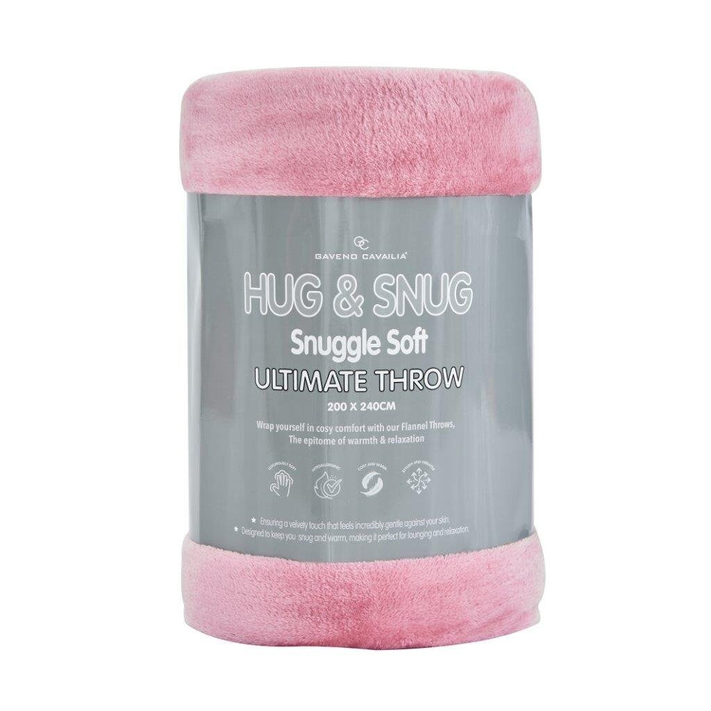 Ultimate Flannel Throw Warm Cosy Fleece Blanket Sofa Sette Bed Travel Throw Over
