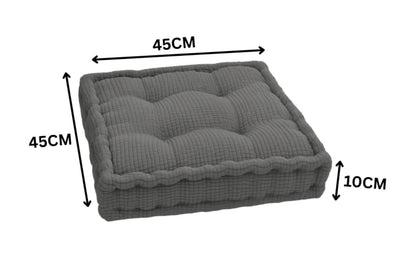 Booster Seat Cushion 45x45x10cm Plush Fleece Chair Height Raiser Support Comfort