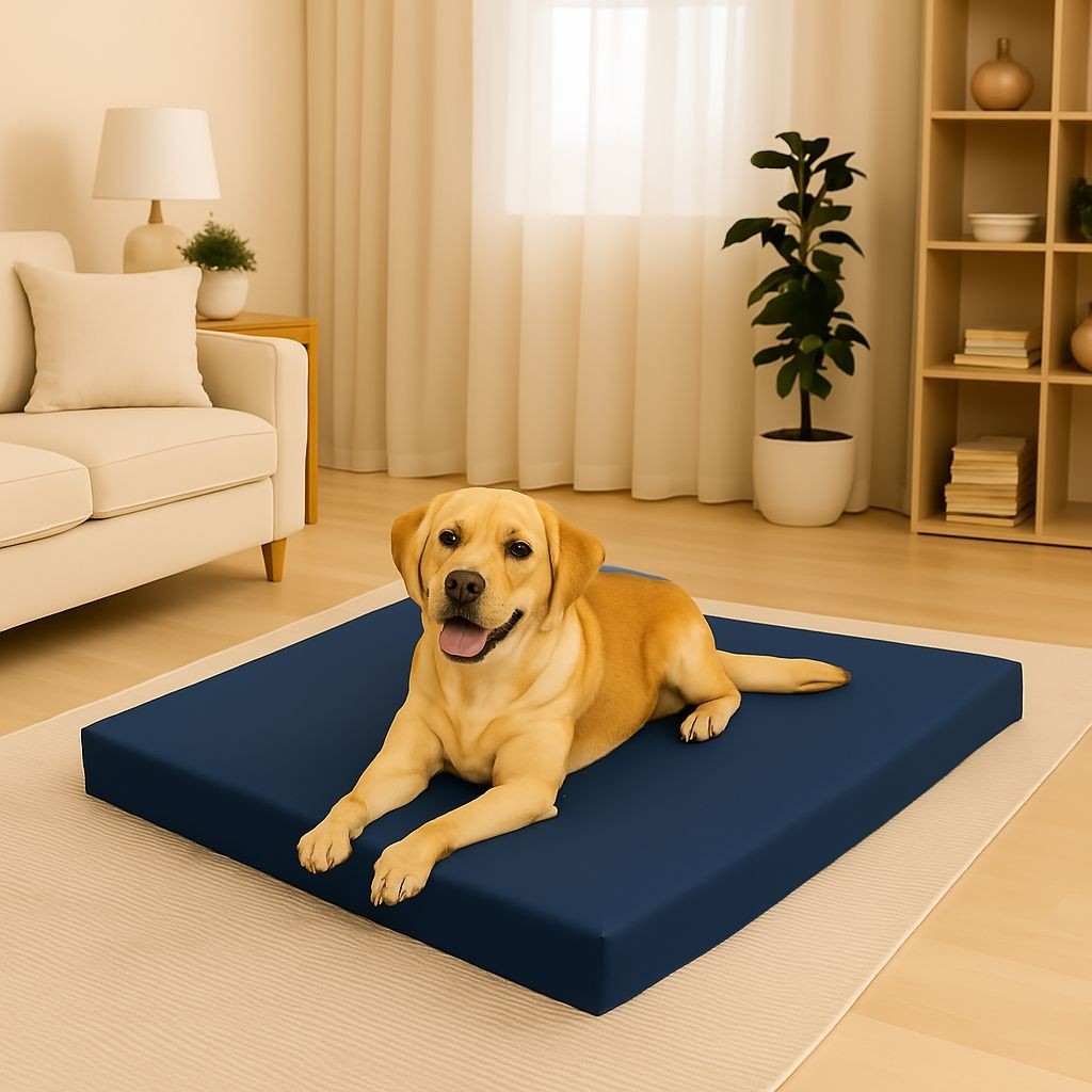 Waterproof Pet Cushion 70cm x 95+5cm Hygienic Dog Mat Bed for Cage, Car & Travel