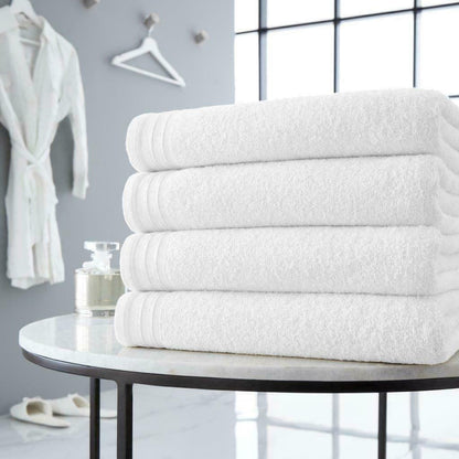 4pc Towel Bale Set Luxury Egyptian Combed Cotton Bath Hand Face Bathroom Towels