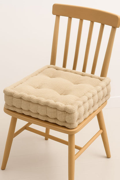 Booster Seat Cushion 45x45x10cm Plush Fleece Chair Height Raiser Support Comfort