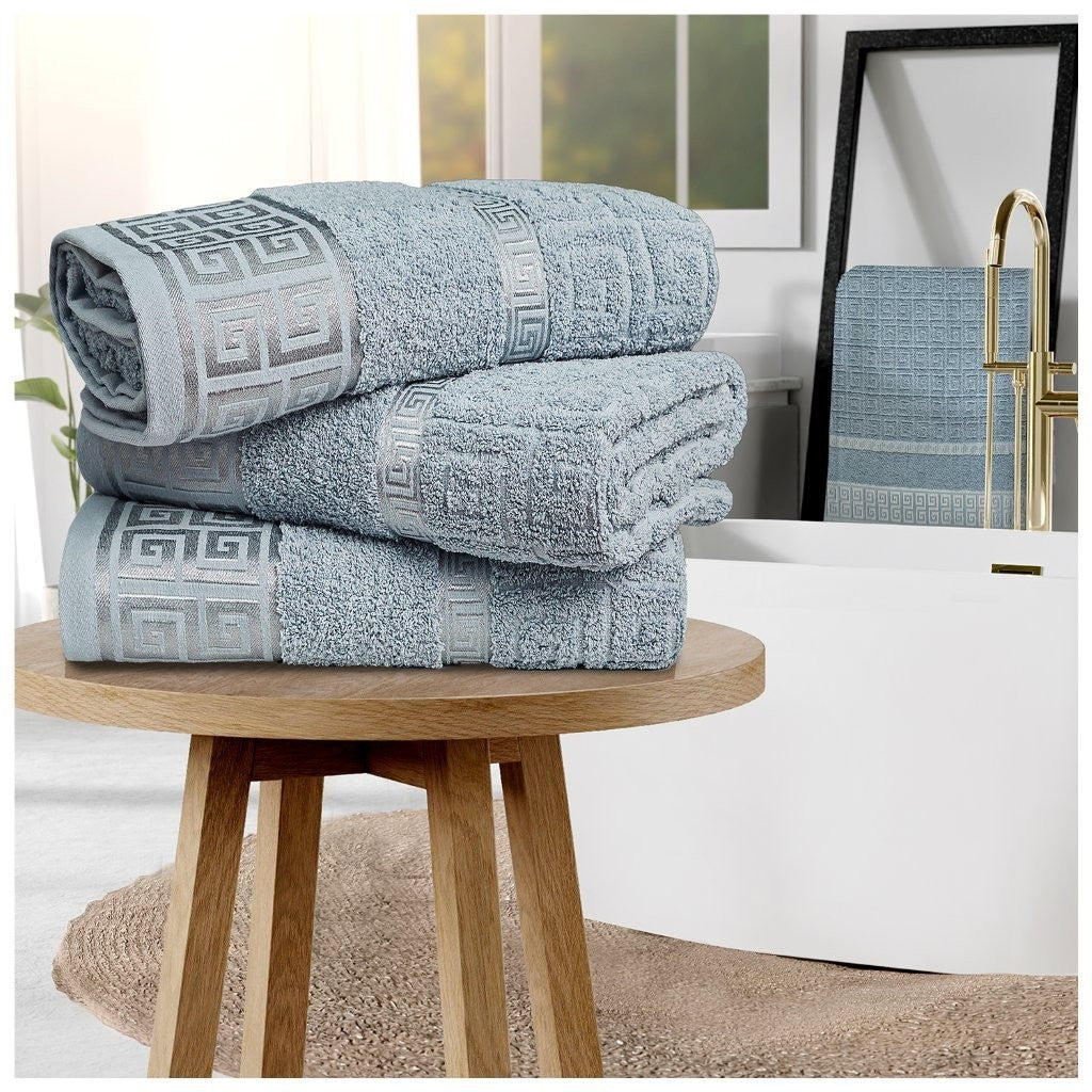3Pcs Odella Bath Sheet 100% Egyptian Cotton Soft & Absorbent 500 GSM