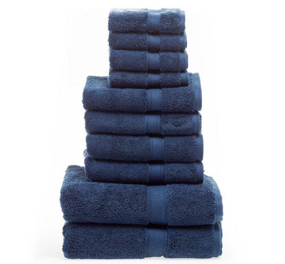 10pcs Bale Set Face Hand Bath Towels 100% Egyptian Cotton Bathroom Towel Sets