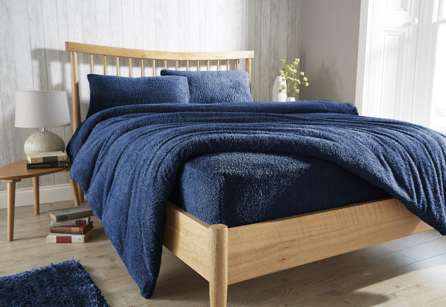 Teddy Fleece Bed Fitted Sheets & Pillowcase Warm Bed Linen Sheet Cuddle Beddings