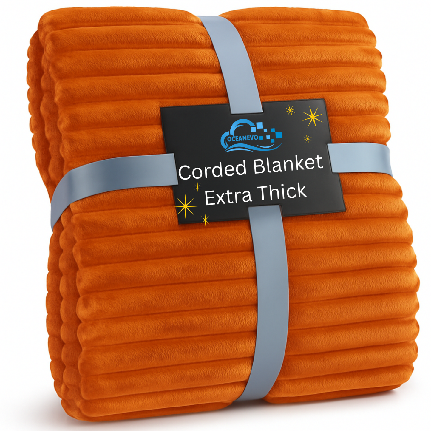 Ribbed Throws Fleece Blanket Chunky Cord Faux Fur Large Size Sofa Bed Corded