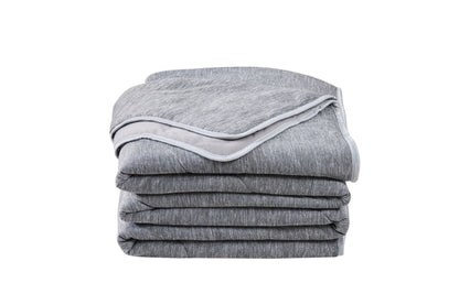 COOLING BLANKET COOL GREY SUMMER BLANKET AIR CONDITION HEALTHY SLEEP THIN QUILT