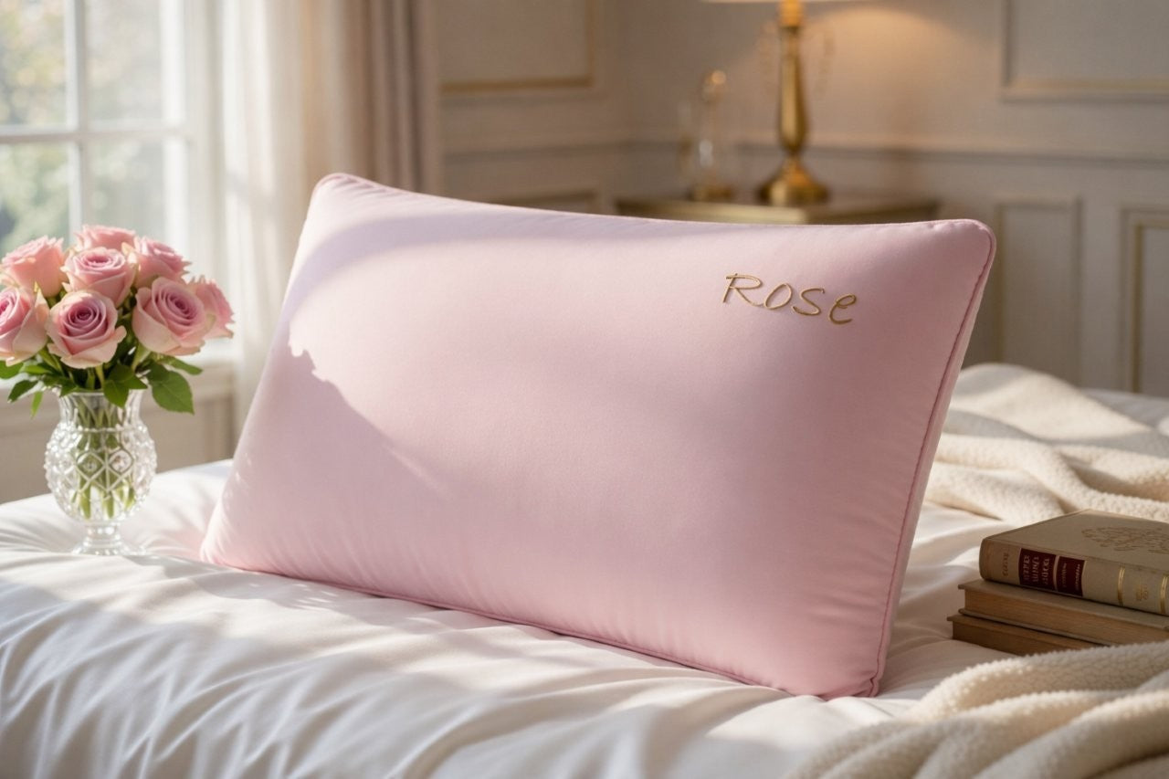 Scented Memory Foam Orthopaedic Pillow Neck Back Support Rose Oud Lavender