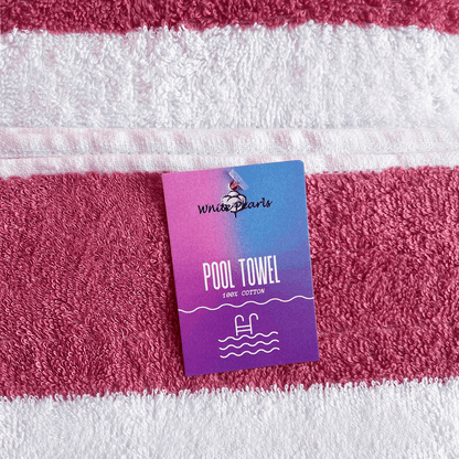 Large Beach and Pool Towel 100% Cotton Velour | Chlorine Resistant | 70×150cm