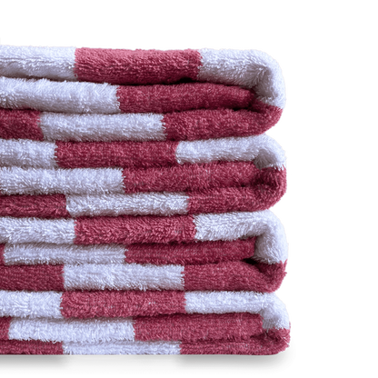 Large Beach and Pool Towel 100% Cotton Velour | Chlorine Resistant | 70×150cm