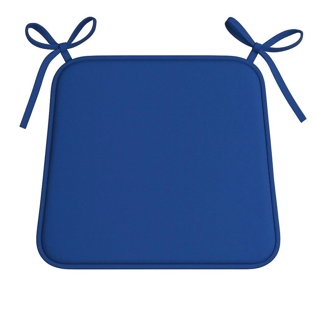 4PCS Chair Seat Pads Cushions with Ties Kitchen Dining Garden Patio 38x38cm