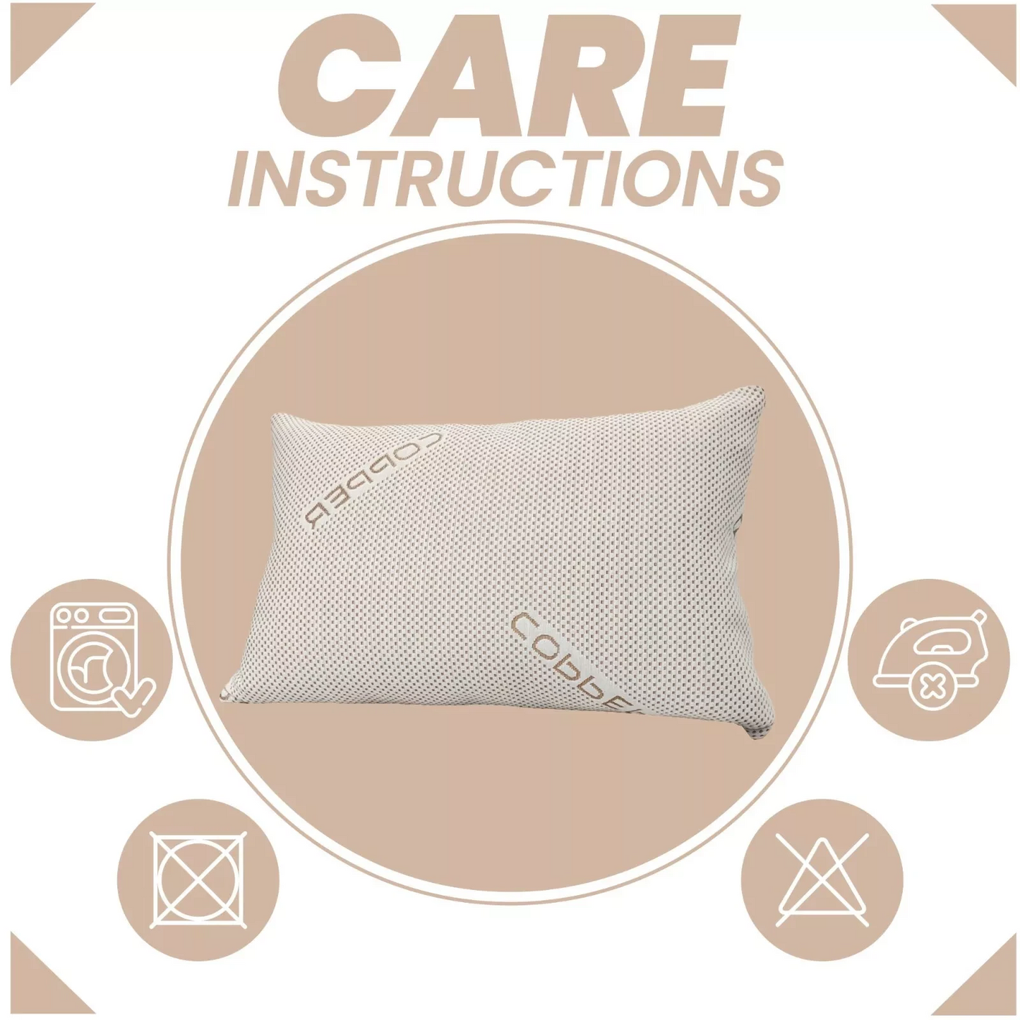 Hotel Quality One Pillow Lavender Scented, Copper Infused Memory Foam, Ice Cool