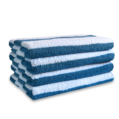 Large Beach and Pool Towel 100% Cotton Velour | Chlorine Resistant | 70×150cm