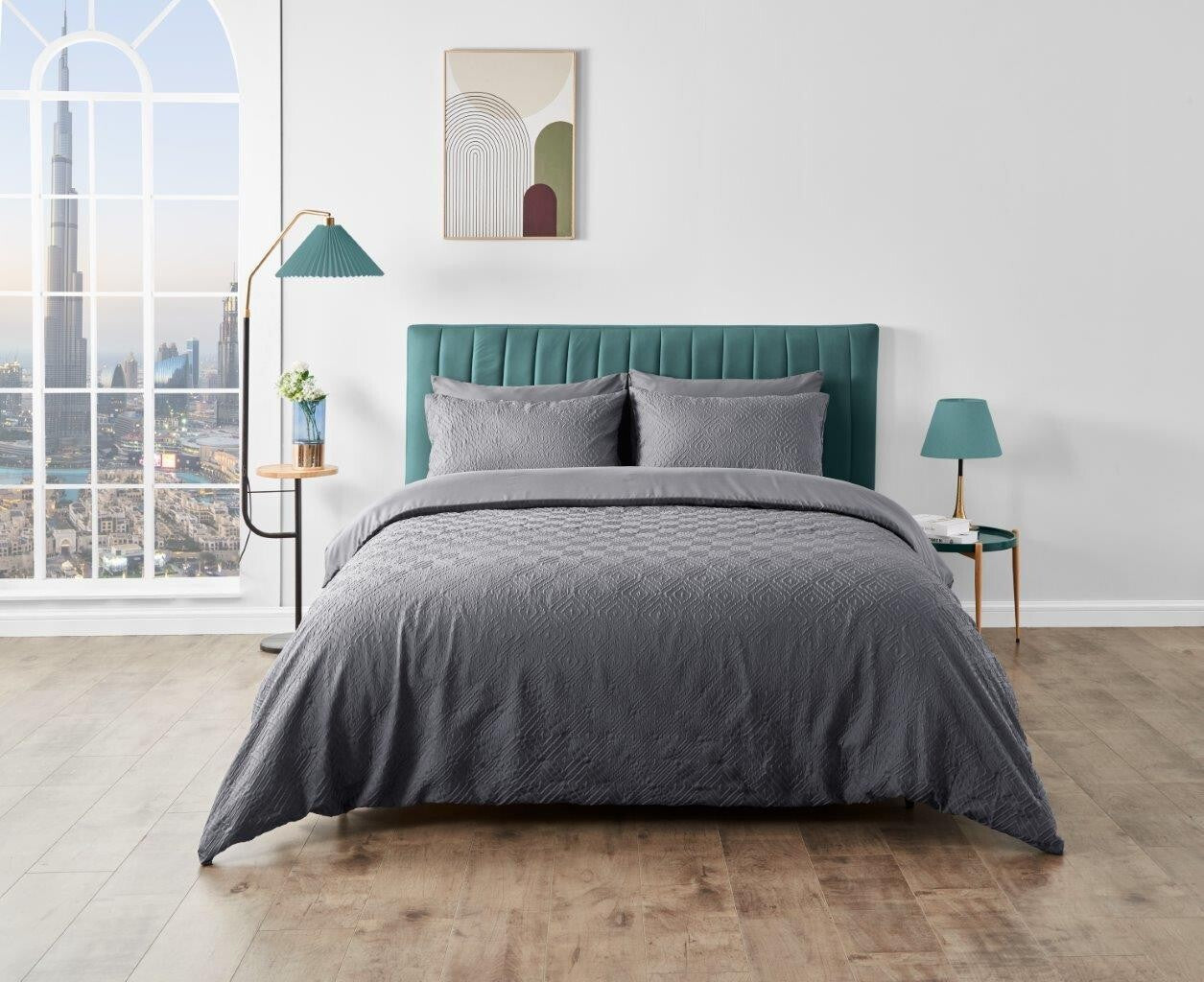 Luxury Geometric Bedding Duvet Quilt Cover Bedding Set Single Double King Size