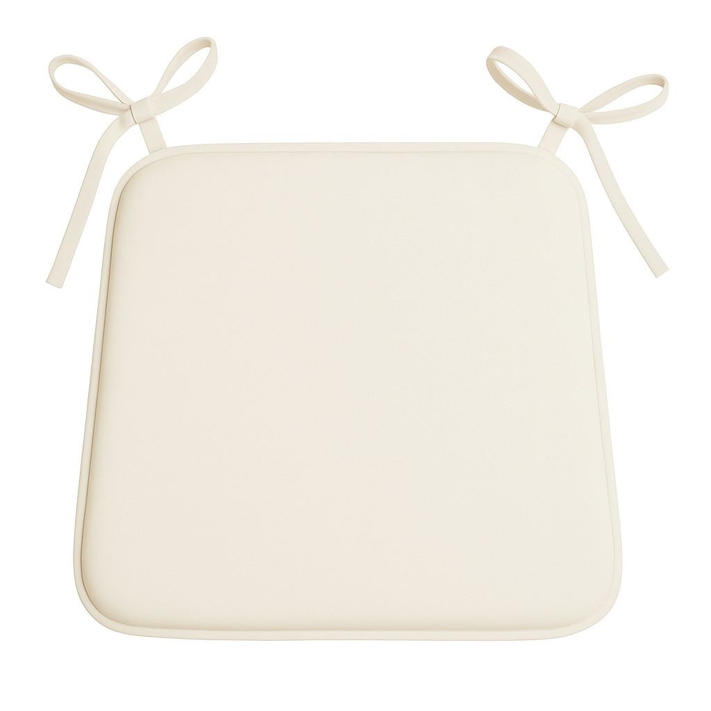 4PCS Chair Seat Pads Cushions with Ties Kitchen Dining Garden Patio 38x38cm