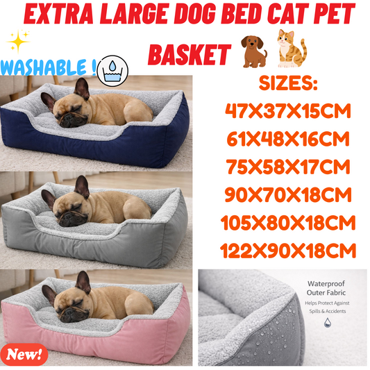 Cat Dog Bed Cat Bed Soft Washable Puppy Cushion Warm Pet Basket Puppy Mattress