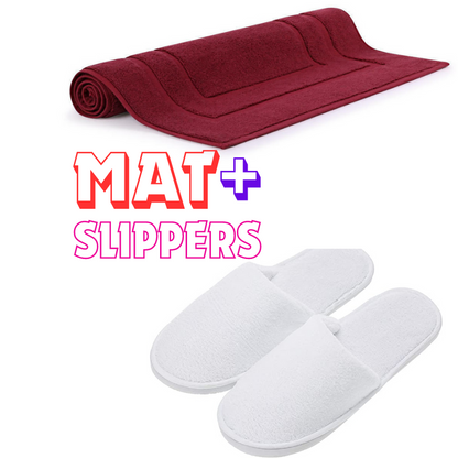 LUXURY GREEK STYLE BATH MAT PEDESTAL SET NON SLIP TOILET BATHROOM RUGS 1 PIECE