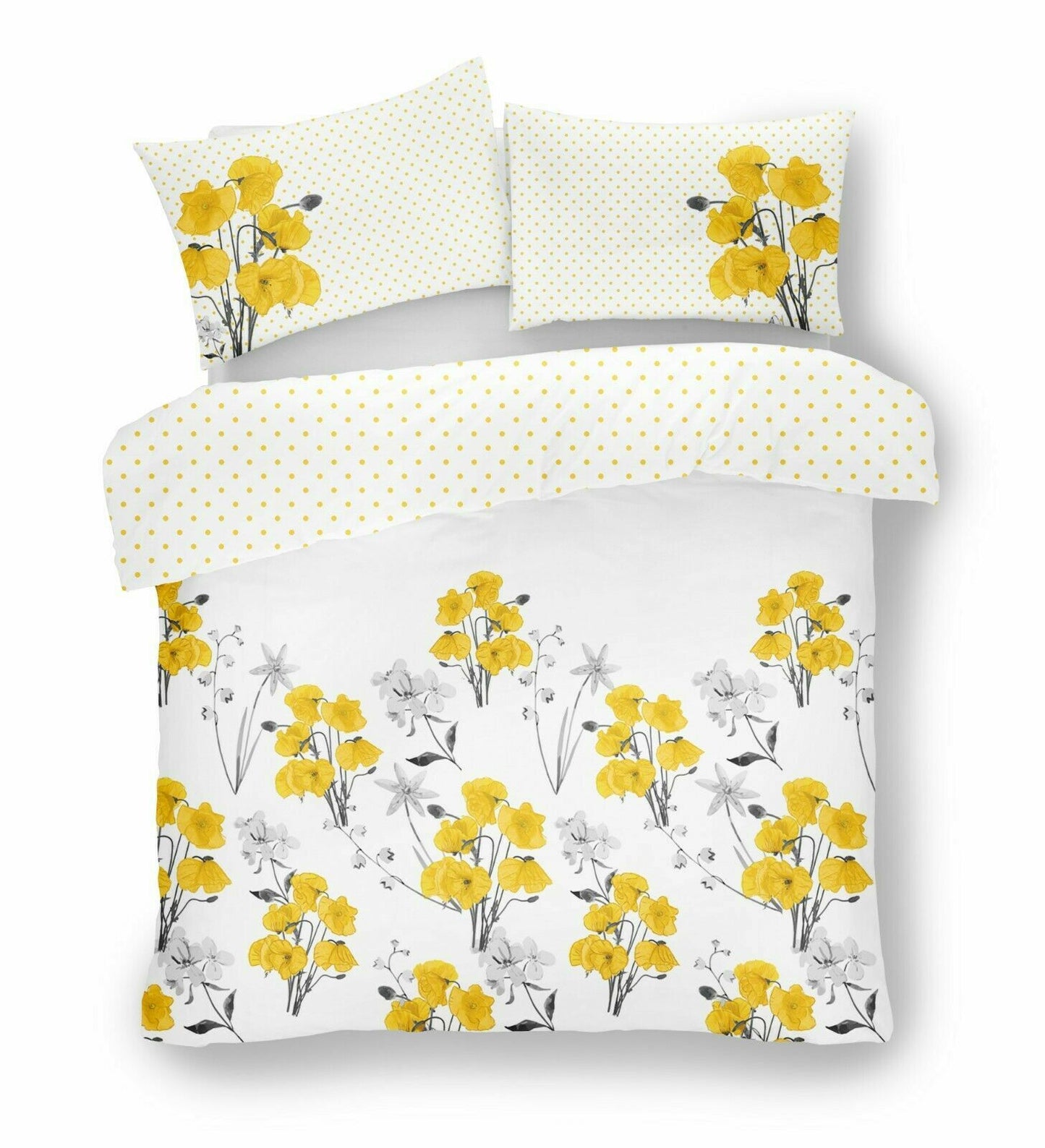 Floral Poppy Bedding Duvet Cover Quilt Set Pillow Cover Single Double King Sizes
