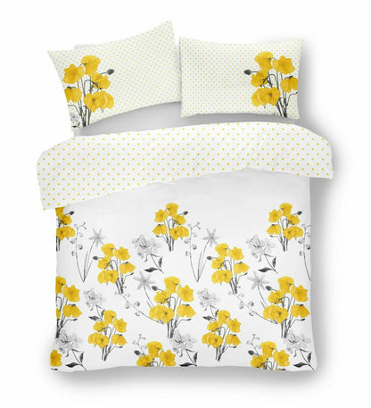 Floral Poppy Bedding Duvet Cover Quilt Set Pillow Cover Single Double King Sizes