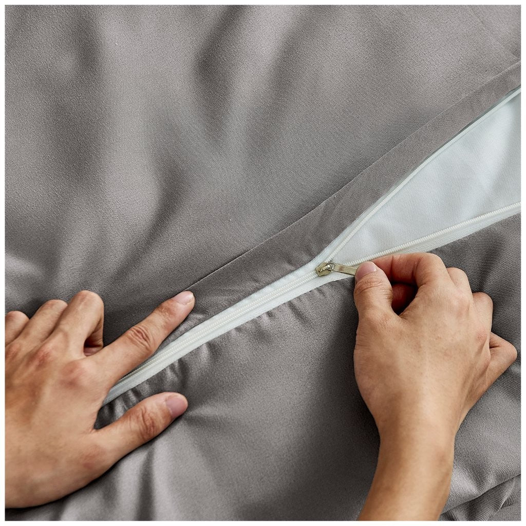 Seersucker Newry Duvet Quilt Cover Pillow Case Bedding Bed Set 5 Colours