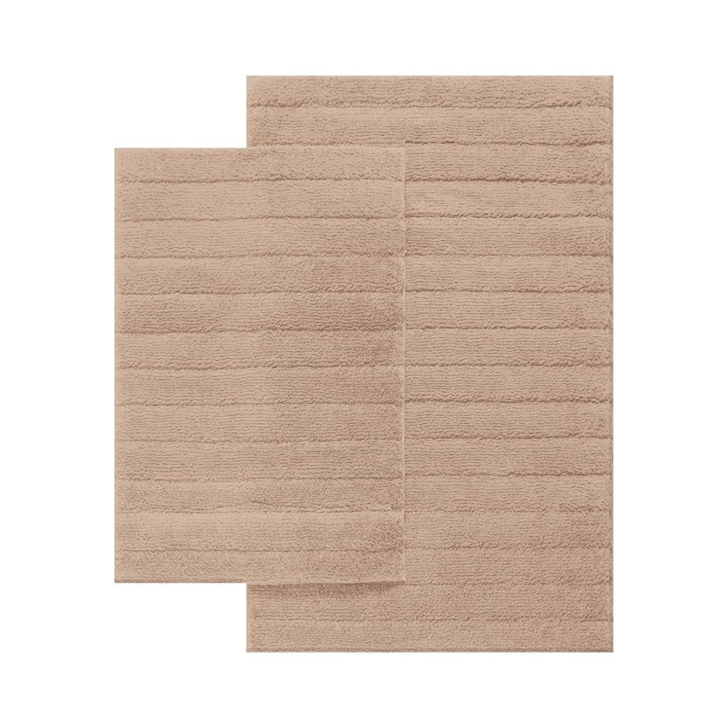 Cleo bath mat set dimensions: 50 x 80 cm bath mat, 40 x 60 cm pedestal mat