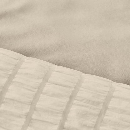 Seersucker Duvet Cover Set Soft Breathable Bedding Quilt Cover Pillowcase