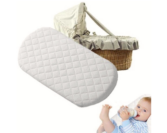 Moses Pram Basket Mattress Extra Thick Comfy Cushy made in UK in All sizes
