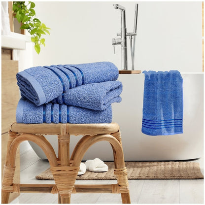 550gsm Hand Towel & Bath Sheet Super Soft 100% Cotton Quickly Dry Estrella Strip