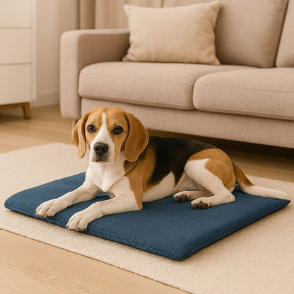 Pet mat size guide showing 70 x 95 cm dimensions