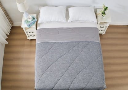 COOLING BLANKET COOL GREY SUMMER BLANKET AIR CONDITION HEALTHY SLEEP THIN QUILT