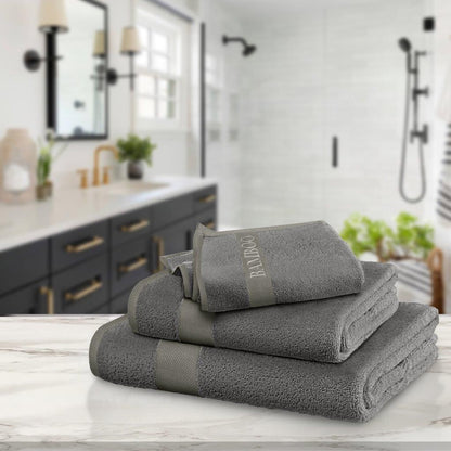 Bamboo Towels 500GSM Pack of 2 Absorbent Quick Dry Bath Sheets Hand Bath Towel
