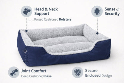 Cat Dog Bed Cat Bed Soft Washable Puppy Cushion Warm Pet Basket 6 Size Available