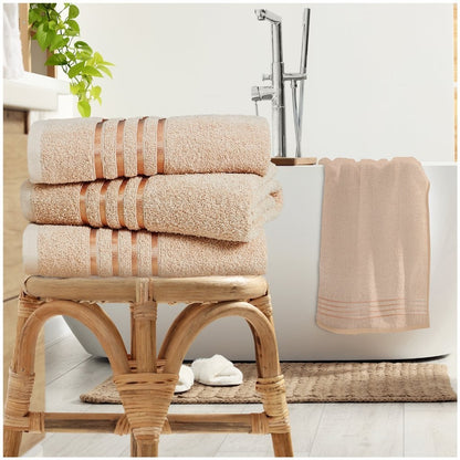 Luxury Hand Towel & Bath Sheet Super Soft 100% Cotton Quickly Dry Estrella Strip