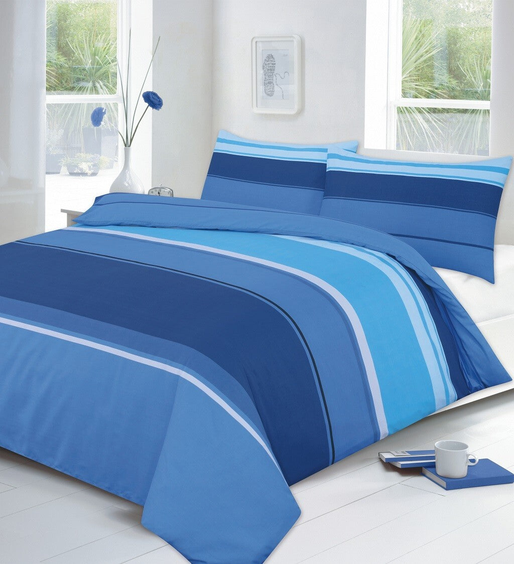 Printed Duvet Cover Set Quilt Reversible Beddings Single Double Super King Size
