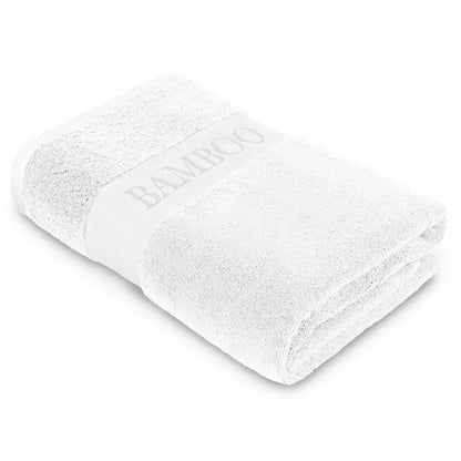 Bamboo Towels 500GSM Pack of 2 Absorbent Quick Dry Bath Sheets Hand Bath Towel