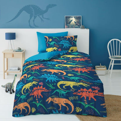 KIDS DUVET COVER Set Single Quilt Microfiber Bedding With Pillowcase Boys Girls