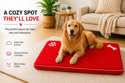 Dog Mattress Bed Cat Bed Mat Waterproof For Cage Crate Pad Zipped Washable Cover