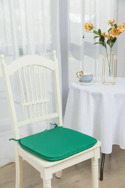 Chair Cushions Thick Tie On indoor outdoor Removable Seat Pads Square 38x38cm
