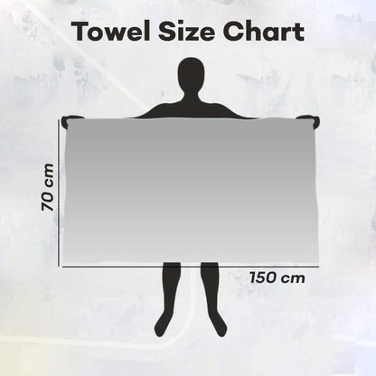 Large Beach and Pool Towel 100% Cotton Velour | Chlorine Resistant | 70×150cm
