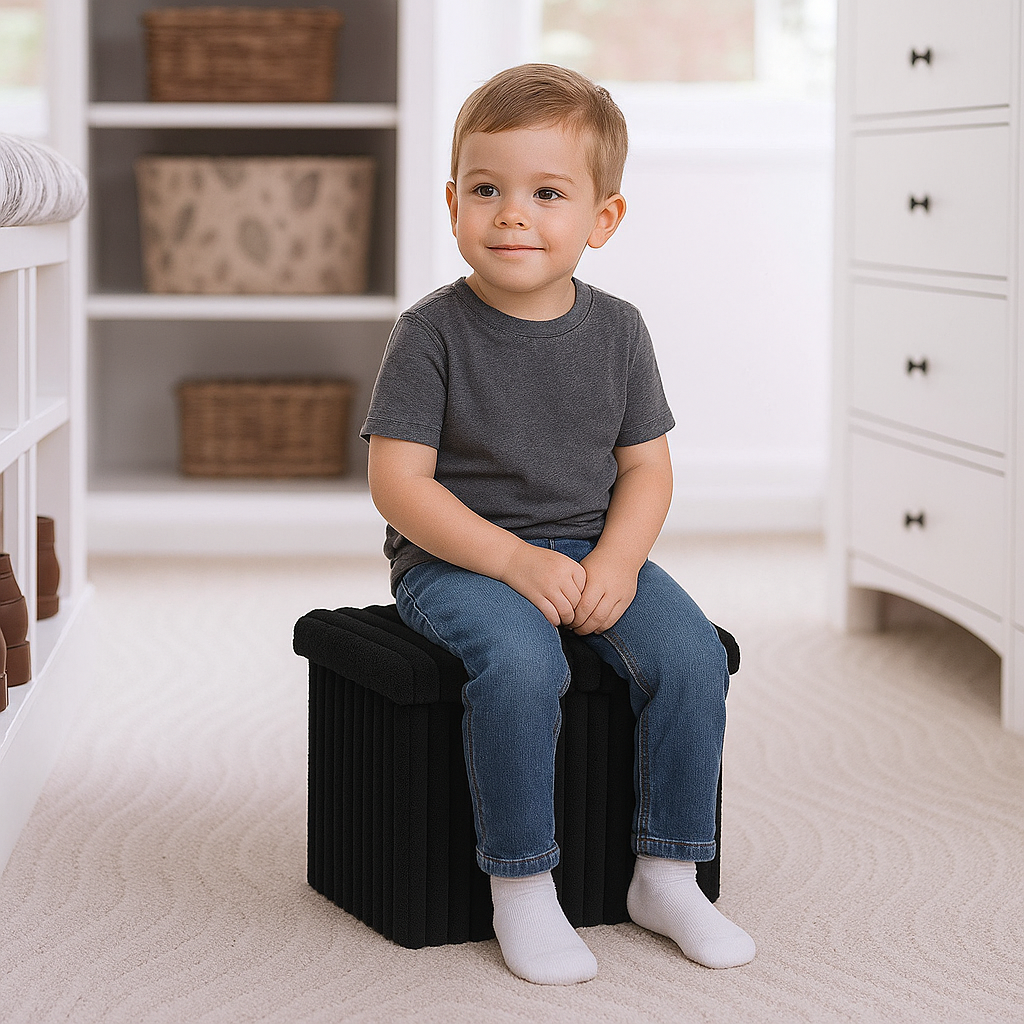 Foldable Storage Boxes with Lid Collapsible  Home Clothes Organizer Fabric Cube