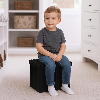 Foldable Storage Boxes with Lid Collapsible  Home Clothes Organizer Fabric Cube