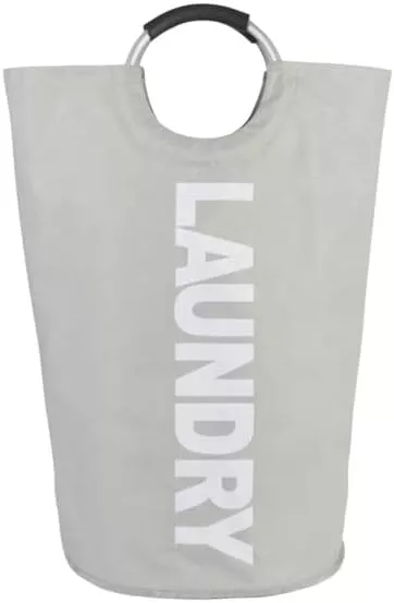 82L Foldable Fabric Laundry Basket Collapsible Clothes Hamper Bag Washing Bin