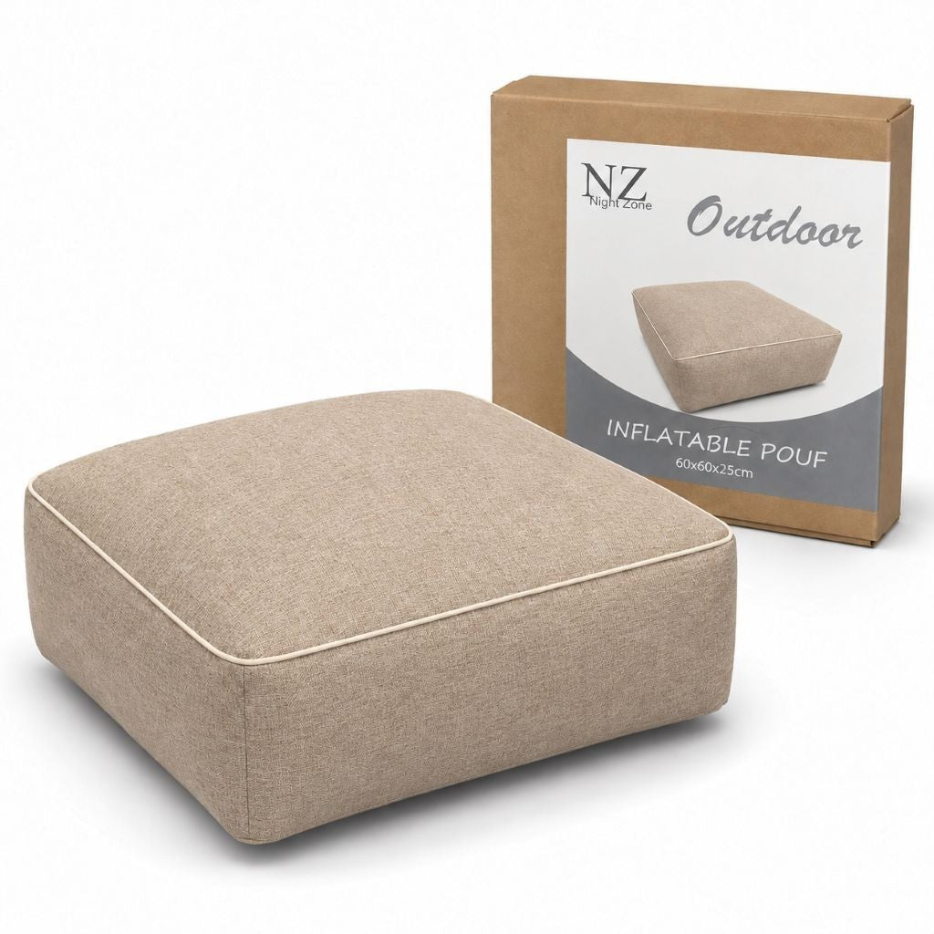 Side carry handle on the portable inflatable footstool