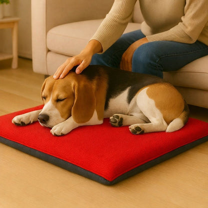 Large Dog Cat Pet Mat Bed 70x95cm Non-Slip Washable Fleece Puppy Travel Pad Soft